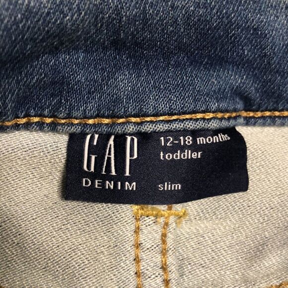 NWOT GAP Toddler Elasticized Pull on Slim Jeans - Picture 3 of 5